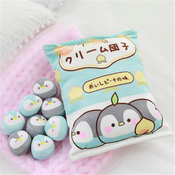 A Large Bag Of Snacks And Pillow Plush Toys (ONLINE ORDER ONLY)