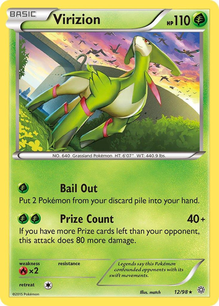 Virizion (12/98) (Theme Deck Exclusive) [XY: Ancient Origins] (Online Only)