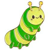 Squishable Caterpillar Enamel Pin (ONLINE ORDER ONLY)