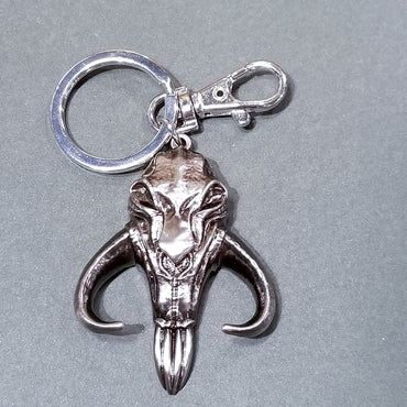 Mandalorian Mythosaur Skull (Star Wars) Large Pewter Keychain (Online Order Only)