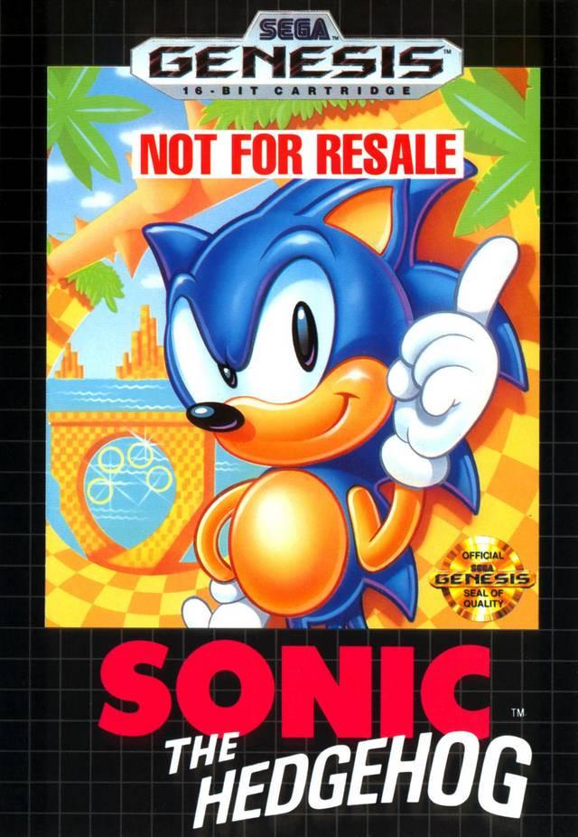 Sonic the Hedgehog (Not for Resale Variant) (Sega Genesis) (ONLINE ORDER ONLY)