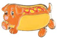 Squishable Dachshund Hot Dog Enamel Pin (ONLINE ORDER ONLY)