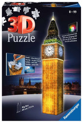 Puzzle: 3D Puzzle - Big Ben Light Up (ONLINE ORDER ONLY)
