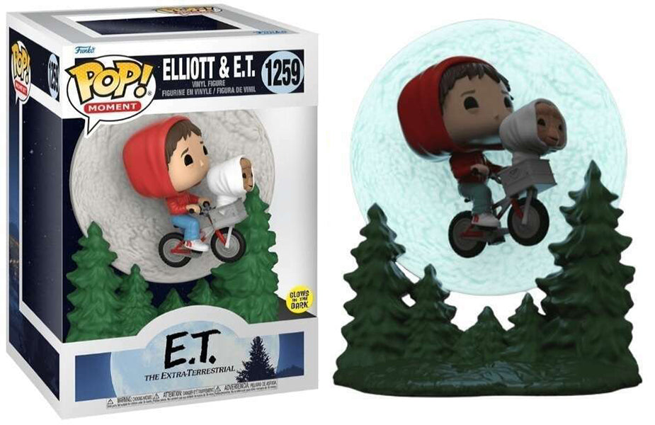 Elliott & E.T. (Flying, Glow in the Dark, Movie Moments) 1259 (Online Order Only)