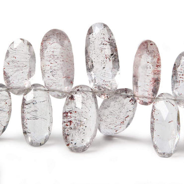 12.5x7.5-22x9.5mm Moss Amethyst Pavilion Faceted Ovals 4.5 inch 21 Beads (ONLINE ORDER ONLY)
