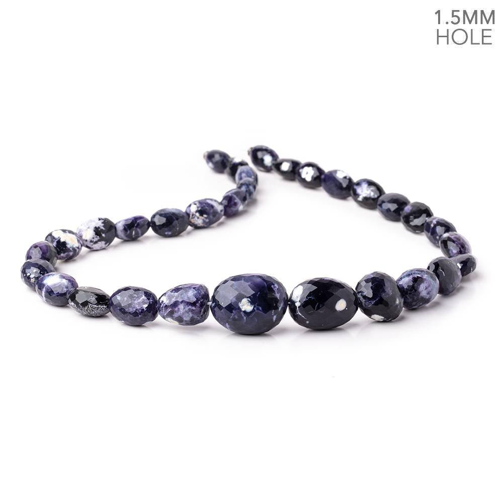 12.5x8-23x17mm Morado Purple Opal Faceted Nuggets 18 inch 31 Beads AAA (ONLINE ORDER ONLY)