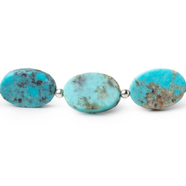 12.5x8.5-14x10mm Sleeping Beauty Turquoise Plain Ovals 20 inch 33 Beads AA (ONLINE ORDER ONLY)
