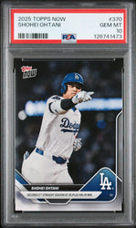 Graded 2025 Topps Now Shohei Ohtani #370 Baseball Card PSA 10 Gem Mint (ONLINE ORDER ONLY)