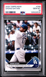 Graded 2025 Topps Now Shohei Ohtani #346 Baseball Card PSA 10 Gem Mint (ONLINE ORDER ONLY)