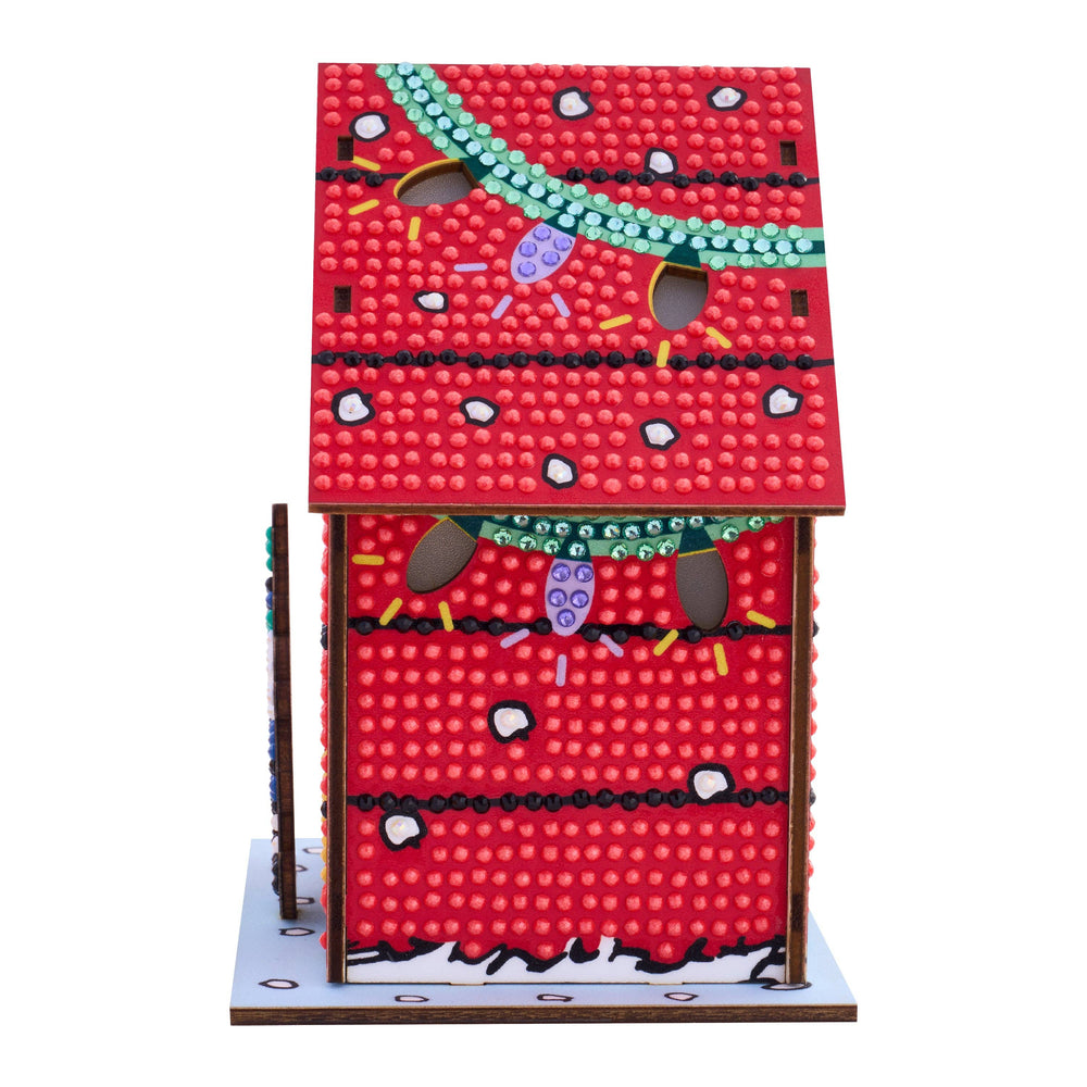 Diamond Art Club – Gem House: The Peanuts Holiday 3D Snoopy Diamond Painting Model (Round Drill, 5.4" x 4.9" x 3") (ONLINE ORDER ONLY)