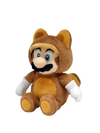 Super Mario Series Tanooki Raccoon Mario Plush, 9" (ONLINE ORDER ONLY)