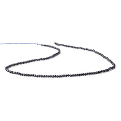 2mm Blue Sapphire micro faceted rounds 13 inch 200 beads (ONLINE ORDER ONLY)