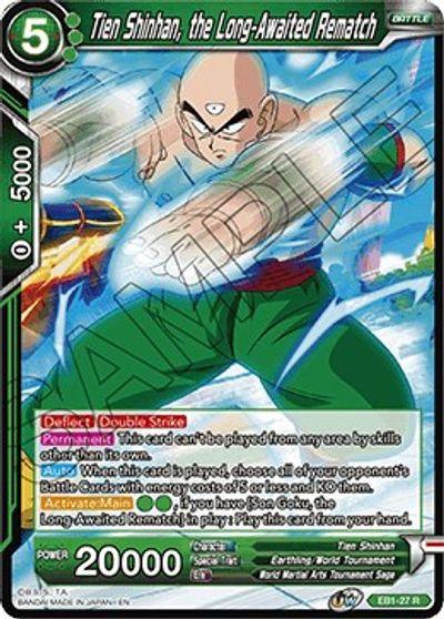Tien Shinhan, the Long-Awaited Rematch (EB1-027) [Battle Evolution Booster] (ONLINE ORDER ONLY)