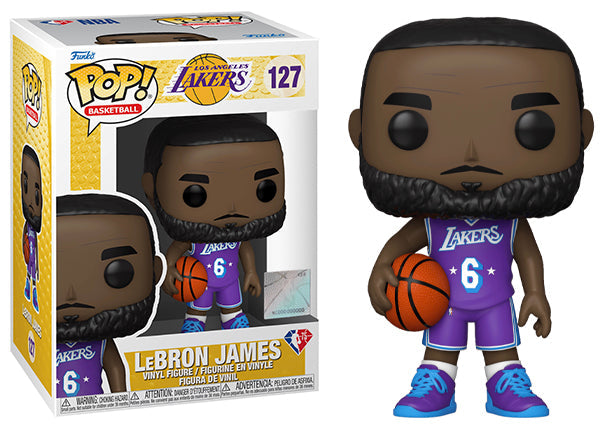 Lebron James (Purple No. 6, Los Angeles Lakers, NBA) 127 (Online Order Only)