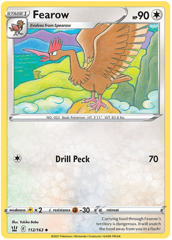 Fearow (112/163) [Sword & Shield: Battle Styles] (Online Only)