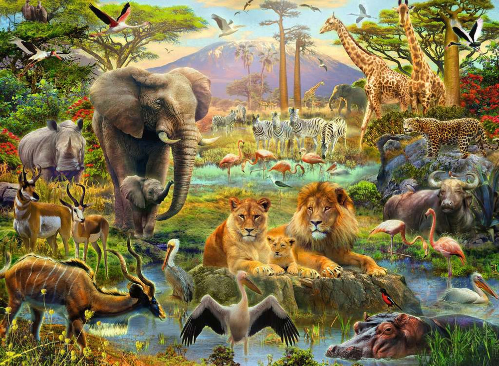 Puzzle: Animals of The Savannah (ONLINE ORDER ONLY)