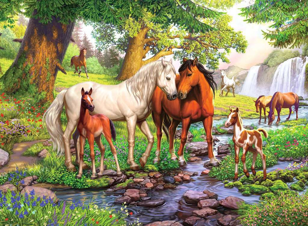 Puzzle: Horses by The Stream (ONLINE ORDER ONLY)