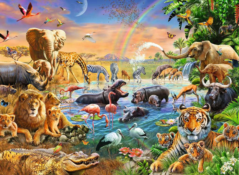 Puzzle: Savannah Jungle Waterhole (ONLINE ORDER ONLY)