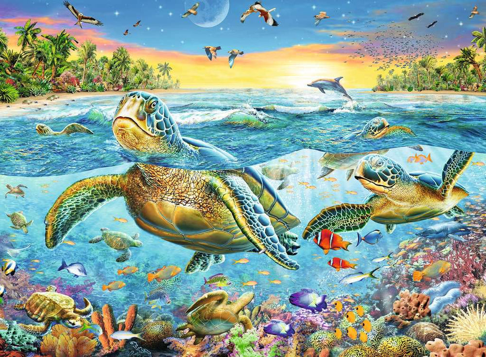 Puzzle: Swim with Sea Turtles (ONLINE ORDER ONLY)
