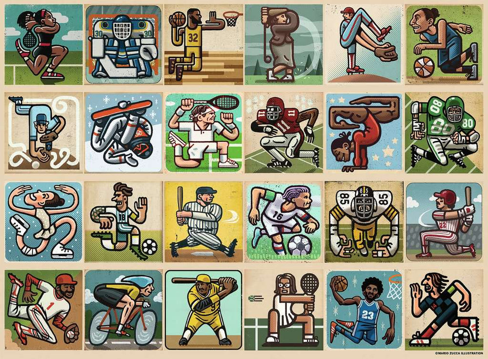 Puzzle: Awesome Athletes (ONLINE ORDER ONLY)