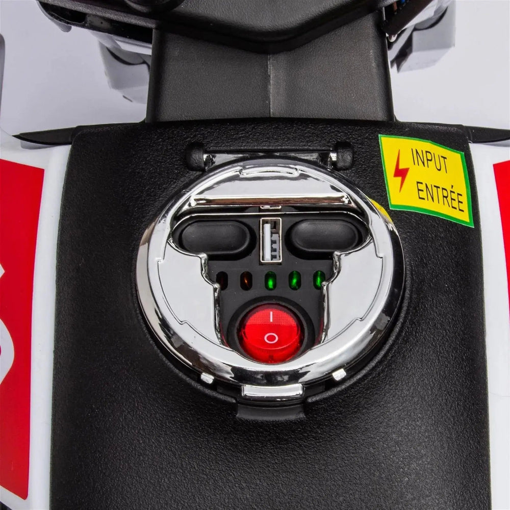 12V Aprilia Motorcycle 1 Seater Ride-on (ONLINE ORDER ONLY)