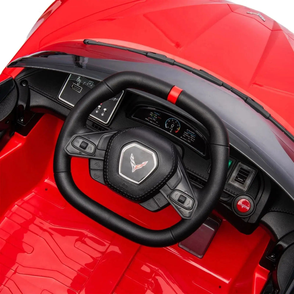 12V Chevrolet Corvette C8 Stingray 1-Seater Kids Ride-On Car (ONLINE ORDER ONLY)