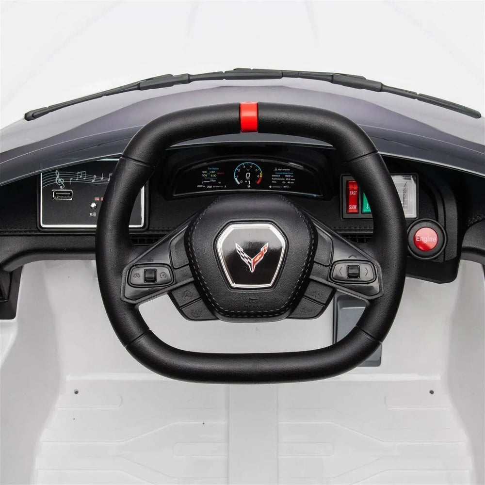 12V Chevrolet Corvette C8 Stingray 1-Seater Kids Ride-On Car (ONLINE ORDER ONLY)