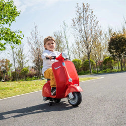 12V Kids' Vespa Electric Ride-On Scooter (ONLINE ORDER ONLY)