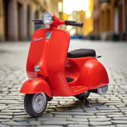 12V Kids' Vespa Electric Ride-On Scooter (ONLINE ORDER ONLY)