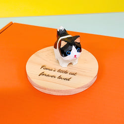 Hand-Carved Cat Painting Kit – Paint Two Cats, Create a Keychain (ONLINE ORDER ONLY)
