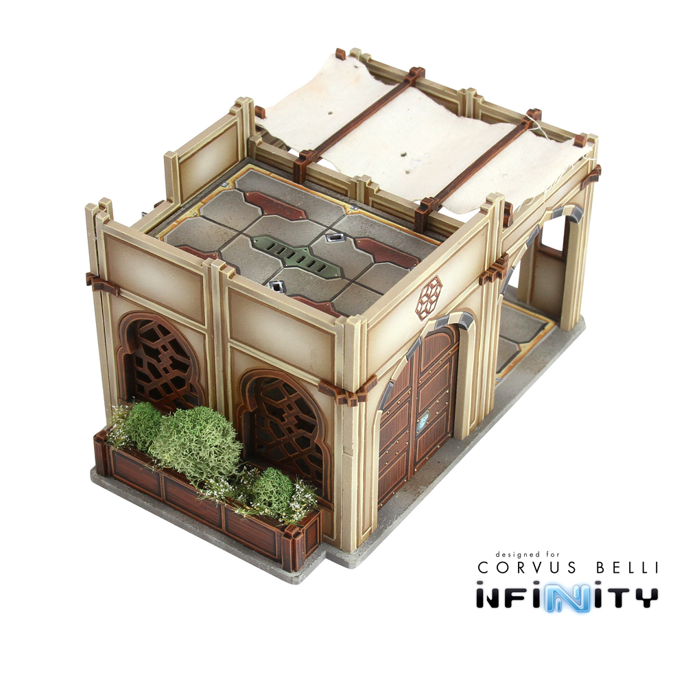 Alcazaba Utility Buildings (2-Pack) — Bare MDF