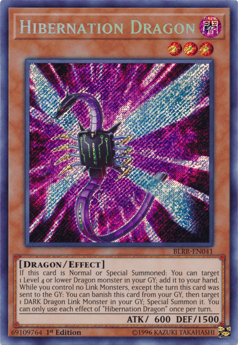 Hibernation Dragon [BLRR-EN041] Secret Rare (ONLINE ORDER ONLY)