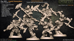 3D Printed Artisan Guild Modular Dumlok Flameseekers Dumlok Flameseekers 28mm 32mm (Online Only)