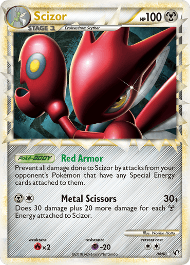 Scizor (84/90) [HeartGold & SoulSilver: Undaunted] (Online Only)