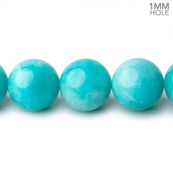 12mm Amazonite Plain Round Beads 15.5 inch 34 pieces AA 1mm hole (ONLINE ORDER ONLY)