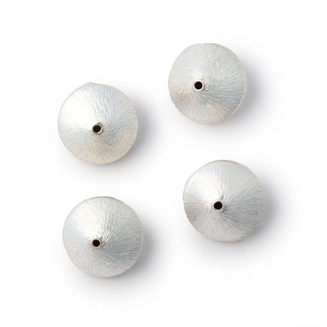 12mm Brushed Disc Bead Set of 4 (ONLINE ORDER ONLY)