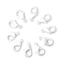12mm Brushed Lobster Clasp Set of 10 Pieces (ONLINE ORDER ONLY)