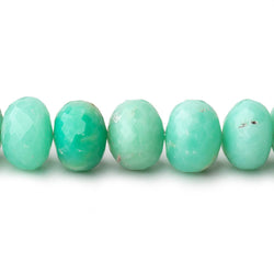 12mm Chrysoprase Faceted Rondelle Beads 14 inch 40 pieces (ONLINE ORDER ONLY)