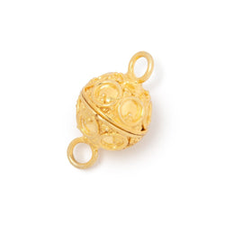 12mm Circle & Miligrain Magnetic Clasp 1 piece (ONLINE ORDER ONLY)