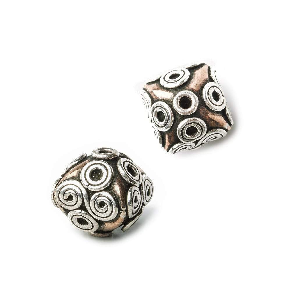 12mm Copper Bead and Sterling Silver Beads, Set of 2 (ONLINE ORDER ONLY)