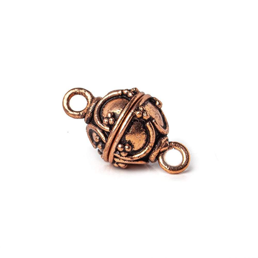 12mm Copper Moroccan Round Magnetic Clasp Set of 2 (ONLINE ORDER ONLY)