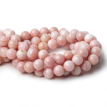 12mm Pink Peruvian Opal Plain Rounds 16 inch 35 beads A (ONLINE ORDER ONLY)