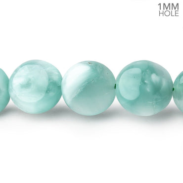 12mm Russian Green Angelite Plain Coin Beads 16 inch 34 pieces AA (ONLINE ORDER ONLY)