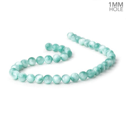 10mm Russian Green Angelite Plain Round Beads 15.5 inch 39 pieces AA (ONLINE ORDER ONLY)