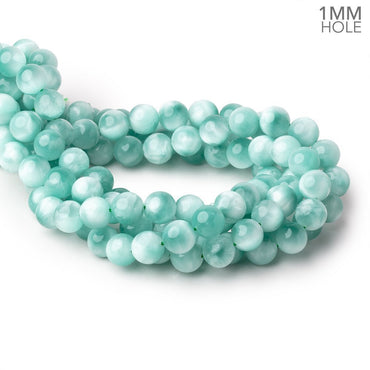 10mm Russian Green Angelite Plain Round Beads 15.5 inch 39 pieces AA (ONLINE ORDER ONLY)