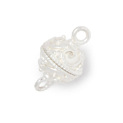 12mm Swirl Design Magnetic Clasp 1 piece (ONLINE ORDER ONLY)