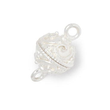 12mm Swirl Design Magnetic Clasp 1 piece (ONLINE ORDER ONLY)