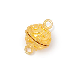 12mm Swirl Design Magnetic Clasp 1 piece (ONLINE ORDER ONLY)
