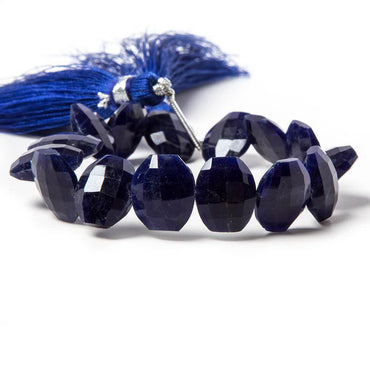12x10-13x10mm Sodalite side drilled Faceted Cushion Beads 6 inch 15 pieces (ONLINE ORDER ONLY)