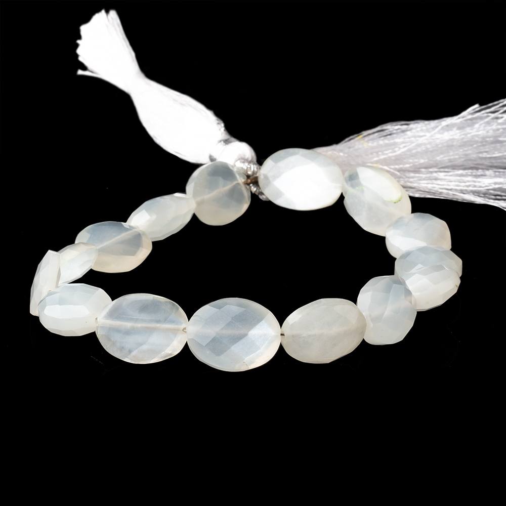12x10-13x9mm Ceylon Moonstone faceted oval 8 inch 15 Beads (ONLINE ORDER ONLY)